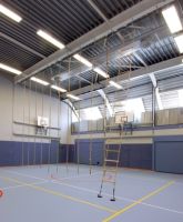 Touwladder t.b.v. klimtouwinstallatie, lengte 490cm