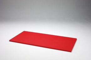 JUDOMAT "STANDAARD", ROOD, 200 X 100 X 4 CM