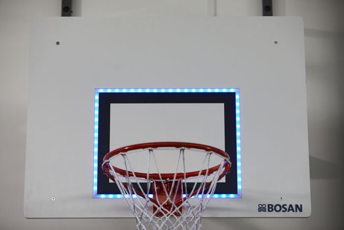 koelkast Memo Flikkeren Bosan Nederland Basketbalbord met 'Ledring' Multiplex 90 x 120 cm