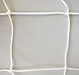 VOETBALDOELNET "JR", AFM. 500X200X100/125 CM,WIT