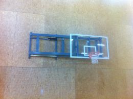 BASKETBALINSTALLATIE ZWENKBAAR 105X180/225