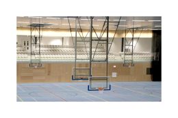 BASKETBALINSTAL. ELEKTR. PLAFONDSYSTEEM 105X180/7