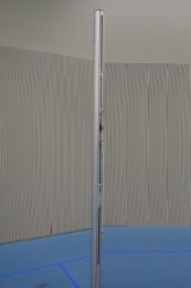 VOLLEYBALZUIL H "ALUMINIUM" Ø 102 MM, 1 SP + 1 CL