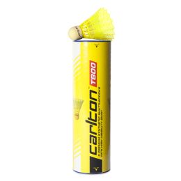BADMINTONSHUTTLE "CARLTON T-800", BLUE MEDIUM,GEEL