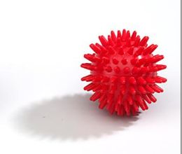 MASSAGEBAL, Ø 90 MM, ROOD