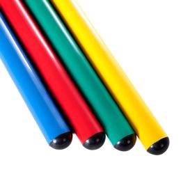 OEFENSTOK KUNSTSTOF LENGTE 100 CM GEEL