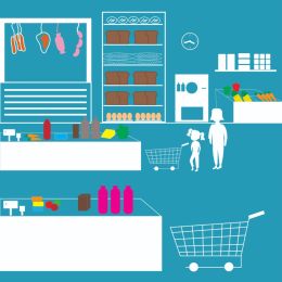 LEERMAT 'SUPERMARKT'
