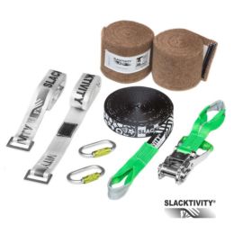 SLACKLINESET, LENGTE 15 METER