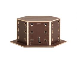 CUBE ZESHOEKIG GROOT 1M X 1M X 0,6M