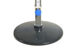 Korfbalschotelvoet, gietijzer Ø 50 cm.