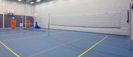 VOLLEYBALNET ZONDER SPANSTOKKEN, SPANLENGTE 21 M